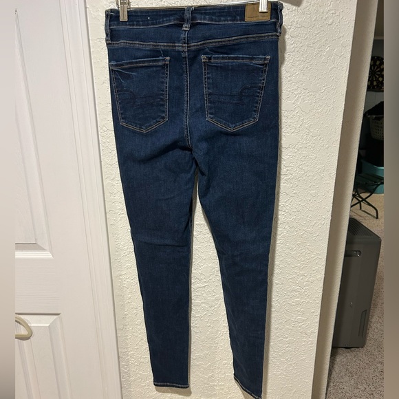 American Eagle 🦅 super hi rise jegging women’s size 8 jeans. - Picture 2 of 5